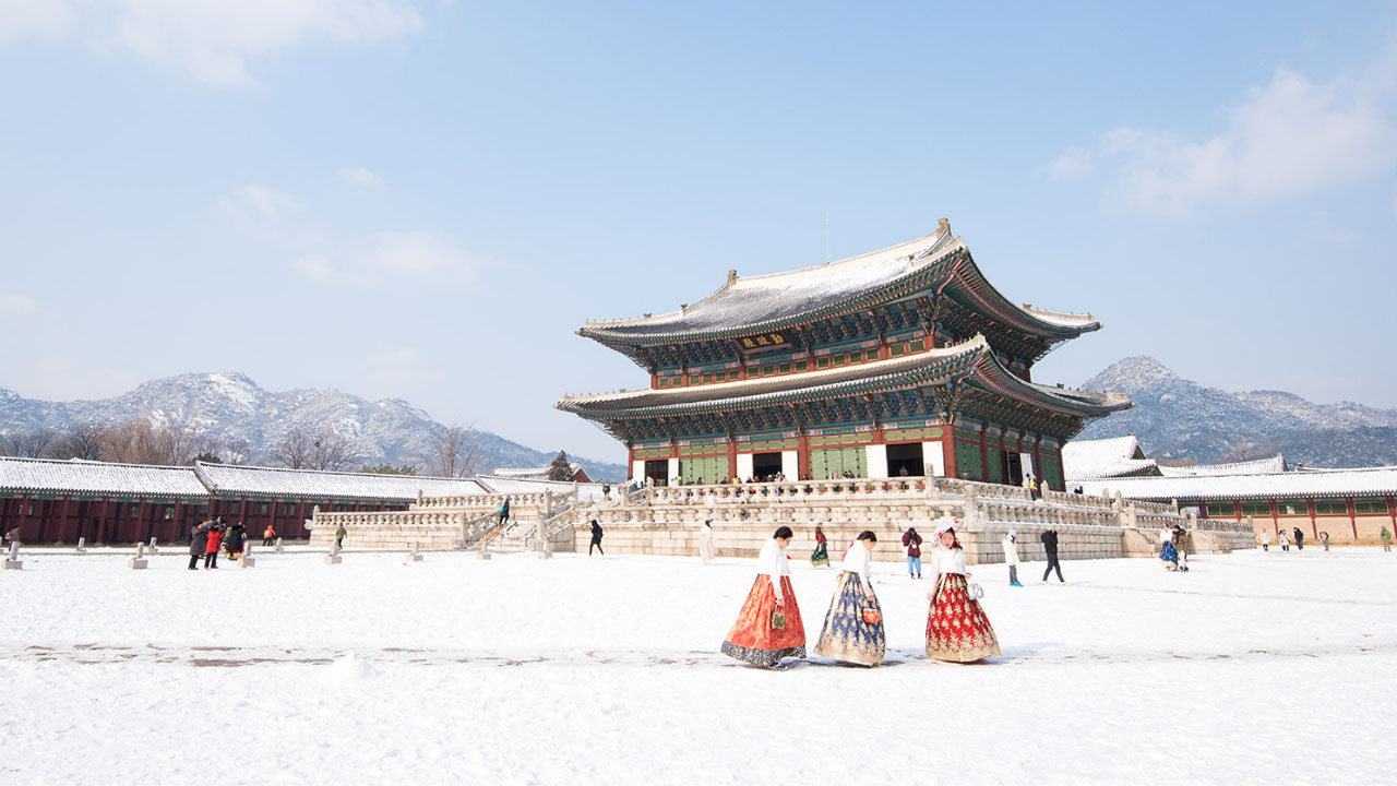 Cung điện Kyeongbok MÙA ĐÔNG